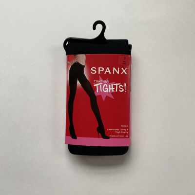 Spanx Tight End Tights Sz D - Very Black -Tights! -NWT